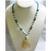 Image 1 : 201CTW PHILIPPINE CAPIZ PENDANT BLUE AND WHITE SHELL NE