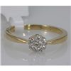 Image 1 : Genuine 0.26 ctw Diamond Ring 14K Yellow Gold