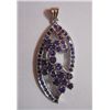 Image 1 : 11.050g Pendant of Amethyst Sterling Silver