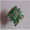 Image 1 : 3.75g Ring of Emerald Sterling Silver