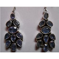 13.70g Earring of Tanzanite in silver