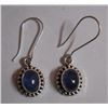Image 1 : Tanzanite 3.700g Ear Rings Sterling Silver