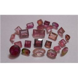 19.75 Ctw Tourmaline Pink Mix Shape Loose Stone