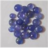 Image 1 : Natural African Tanzanite Loose 80.85 Ctw Round Shape Caps