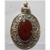Image 1 : 26.50g Pendant Sterling Silver Having One Semi-Precious Stone