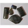 396.50ct Labradorite Black Feldspar Gemstones