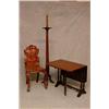 Image 1 : A Pair of Victorian Mahogany Shield Back Hall Chairs with Cabriole Front Legs....