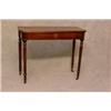 Image 1 : A 19th Century Mahogany Former Tip Up Tea Table with Heart Shaped Inlay in...
