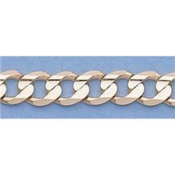 Pure Gold 16" 14kt Italian Gold-Yellow 5.1mm, Curb Chain Gauge:120, 14.5gr