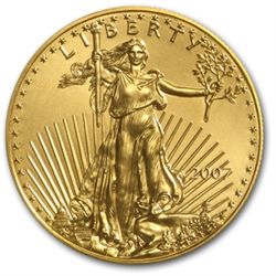2007 1 oz Gold American Eagle MS-70 NGC
