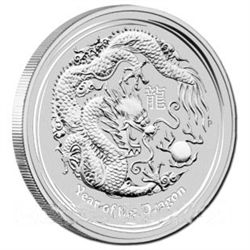 Australian Lunar Silver 10 oz Silver Coin Series II 2012 Dragon