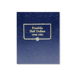 Circulated Franklin Half Dollar Set 1948-1963 (In Estate Album)