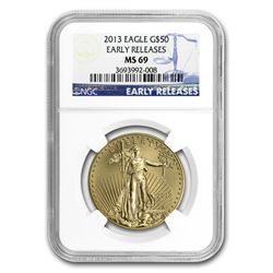 2013 1 oz Gold American Eagle MS-69 NGC Early Releases