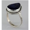 Image 1 : SAPPHIRE CORRUNDUM 26.54CTW SILVER RING
