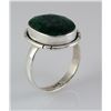 Image 1 : EMARALD BERYL 25.73CTW STERLING SILVER RING