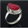 Image 1 : RUBY CORRUNDUM 21.07CTW STERLING SILVER RING