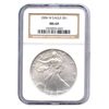 Image 1 : Burnished 2006-W Silver Eagle MS69 NGC