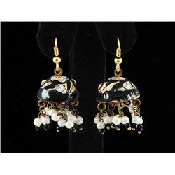 5.56GRAM INDIAN HANDMADE LAKH FASHION EARRING