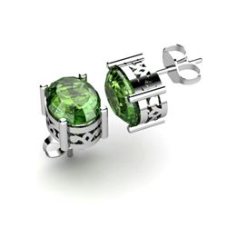 Tourmaline 2.36ctw Earring 14kt White Gold