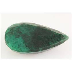Emerald 98.78ctw Loose Gemstone 43x28x13mm Pear Cut