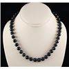 Image 1 : BLACK FRESHWATER PEARL 278.13CTW ROUND NECKLACE