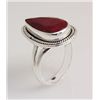 Image 1 : RUBY CORRUNDUM 27.03CTW ANTIQUE LOOKS .925 RING
