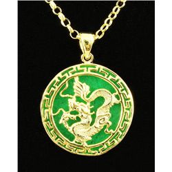 3.85GRAMS CHINESE DRAGON JADE PENDANT