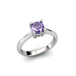 Tanzanite 1.00ctw Ring 14kt White Gold