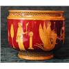 Image 1 : A Royal Doulton circular jardiniere with Greek key design to rim and classical...