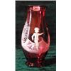 Image 1 : A Mary Gregory type Cranberry glass vase, height 25cm...
