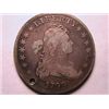 1799 Bust Dollar F12 Holed. rare vintage dollar