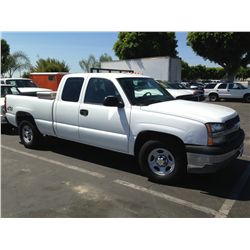 2004 CHEVROLET SILVERADO
