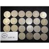 Image 2 : Assorted V Nickels - 22 Pieces