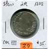 Image 1 : 1808 Silver Spanish Two Reale