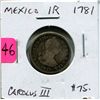 Image 1 : 1781 Silver Spanish One Reale