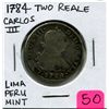 Image 1 : 1784 Silver Spanish Two Reale