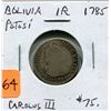 Image 1 : 1785 Silver Spanish One Reale