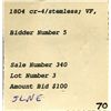 Image 3 : 1804 US Half Cent Crosslet 4, Stemless Variety