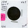 Image 1 : 1804 US Half Cent - Cross. 4, Stems, Spiked Chin