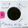 Image 1 : 1808 US Half Cent