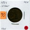 Image 1 : 1829 US Half Cent - 13 Stars