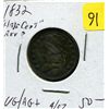Image 1 : 1832 US Half Cent