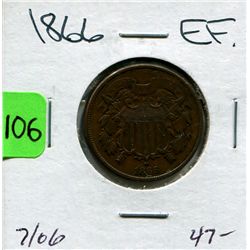 1866 US Two Cent