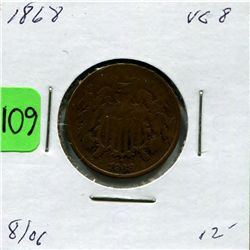 1868 US Two Cent