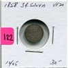 Image 2 : 1858 US Three Cent Silver