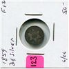 Image 1 : 1859 US Three Cent Silver