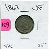 Image 1 : 1867 US Three Cent Nickel