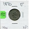 Image 1 : 1870 US Three Cent Nickel