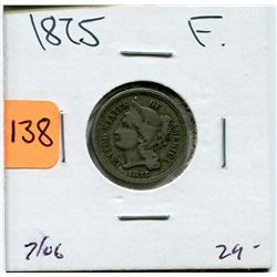 1875 US Three Cent Nickel