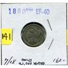Image 1 : 1880 US Three Cent Nickel